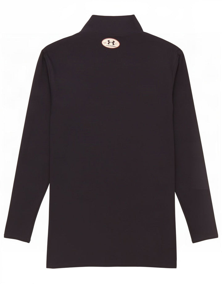 Under Armour Mens Cold Gear Top Long Sleeve Large Black Nylon