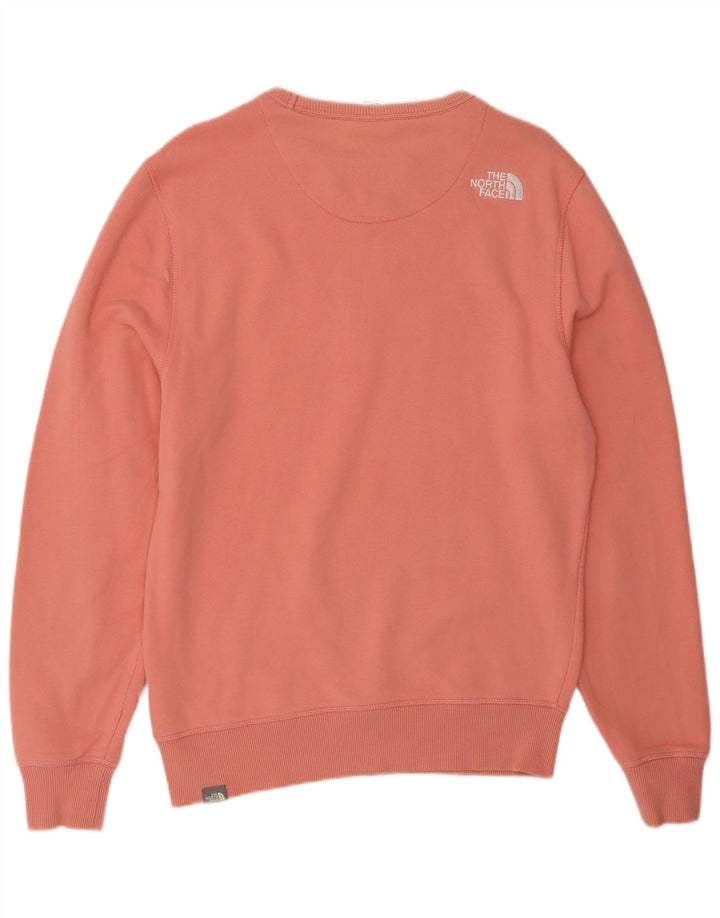 The North Face Mens Graphic Sweatshirt Jumper Small Pink Cotton