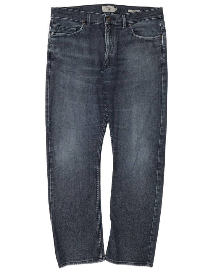 Marks & Spencer Mens Slim Jeans W36 L31 Blue Cotton