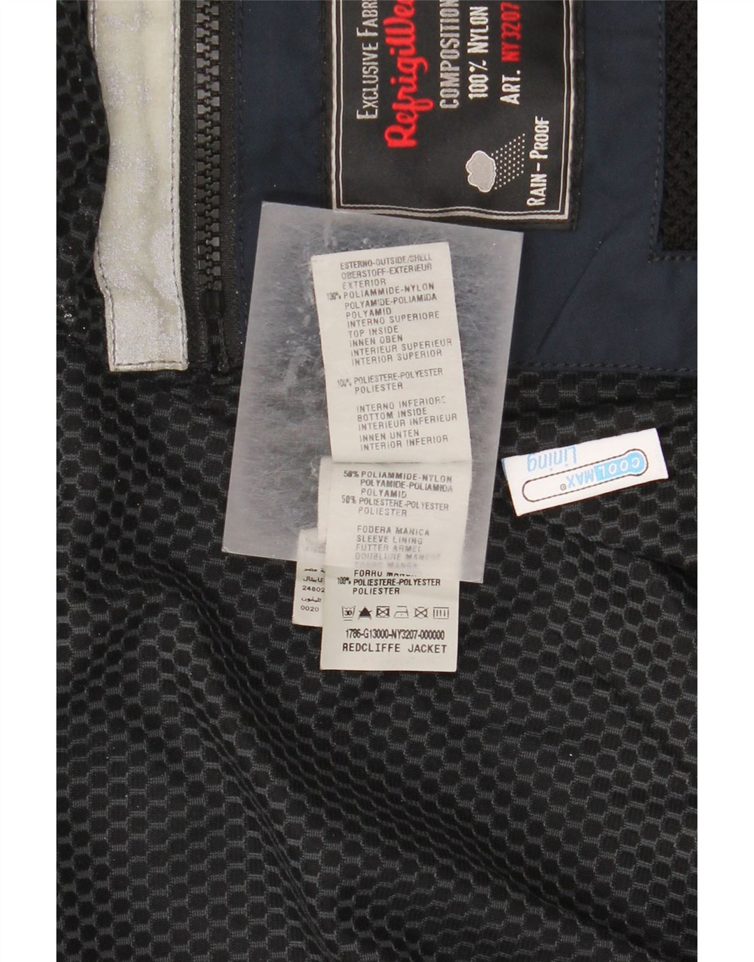 Refrigiwear Mens Bomber Jacket UK 40 Large Navy Blue Polyamide