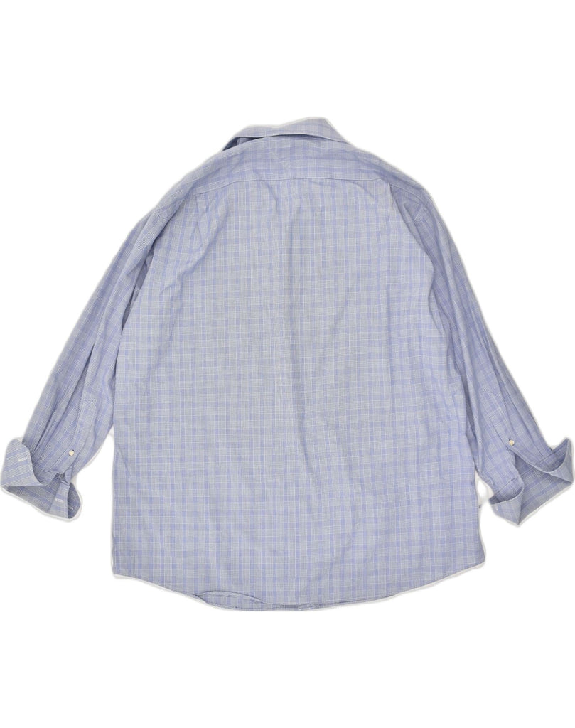 TOMMY HILFIGER Mens Regular Fit Shirt Size 17 1/ 2 XL Blue Check Cotton | Vintage Tommy Hilfiger | Thrift | Second-Hand Tommy Hilfiger | Used Clothing | Messina Hembry 