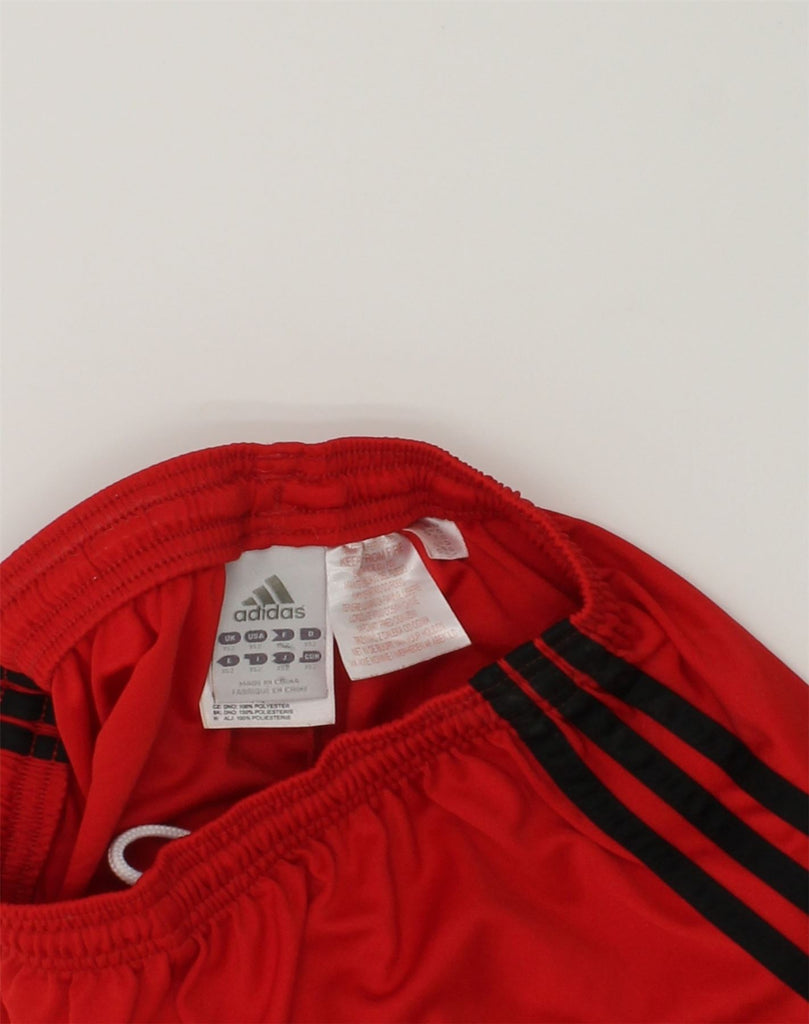 ADIDAS Boys Sport Shorts 11-12 Years Red Polyester | Vintage Adidas | Thrift | Second-Hand Adidas | Used Clothing | Messina Hembry 