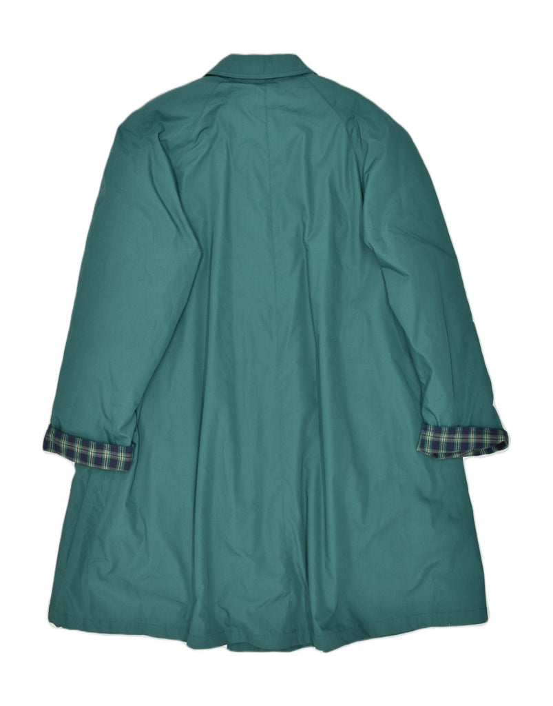 ALBA FORNARI Womens Overcoat IT 48 XL Green Polyester Classic | Vintage | Thrift | Second-Hand | Used Clothing | Messina Hembry 