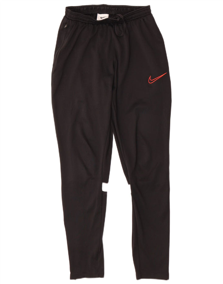 Nike Mens Dri Fit Tracksuit Trousers Medium Black Colourblock Polyester