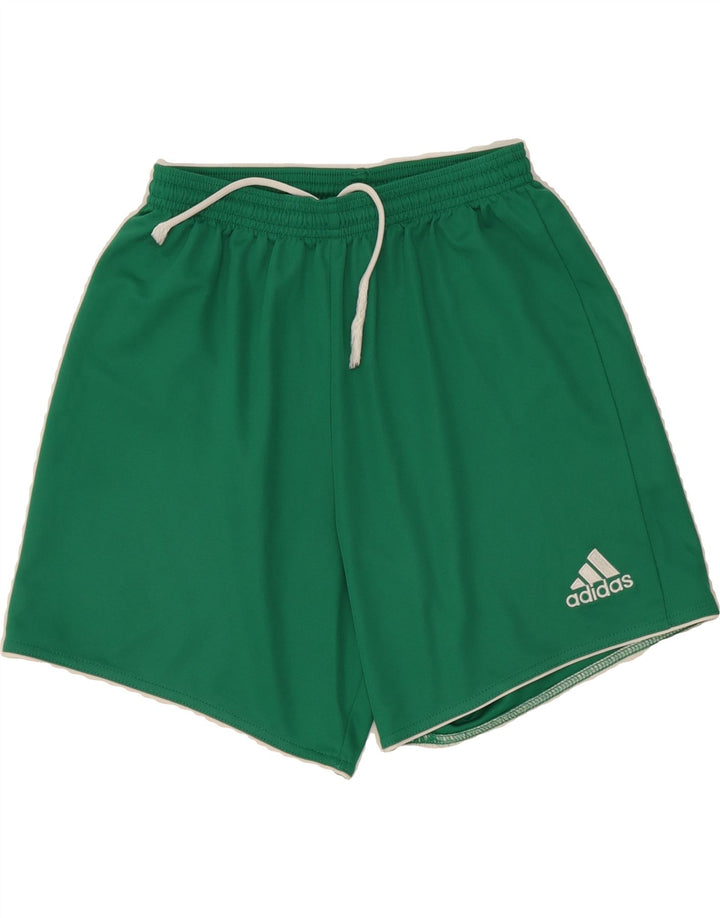 ADIDAS Boys Sport Shorts 13-14 Years  Green Vintage Adidas and Second-Hand Adidas from Messina Hembry 