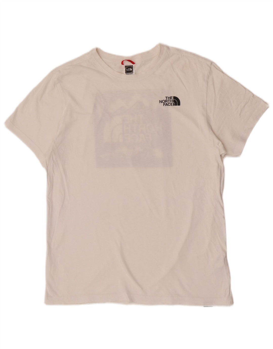 The North Face Mens Graphic T-Shirt Top Medium White Cotton