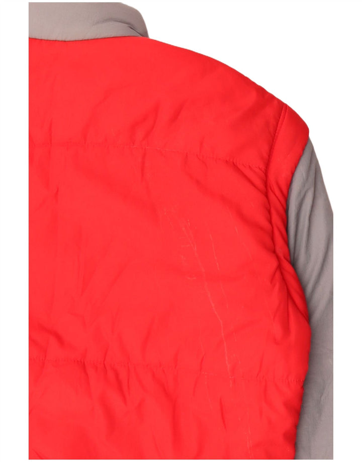 Carrera Mens Padded Jacket UK 40 Large Red Colourblock Polyamide