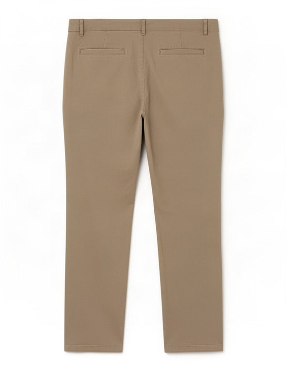 Marks & Spencer Womens Slim Chino Trousers W40 L30 Green Cotton