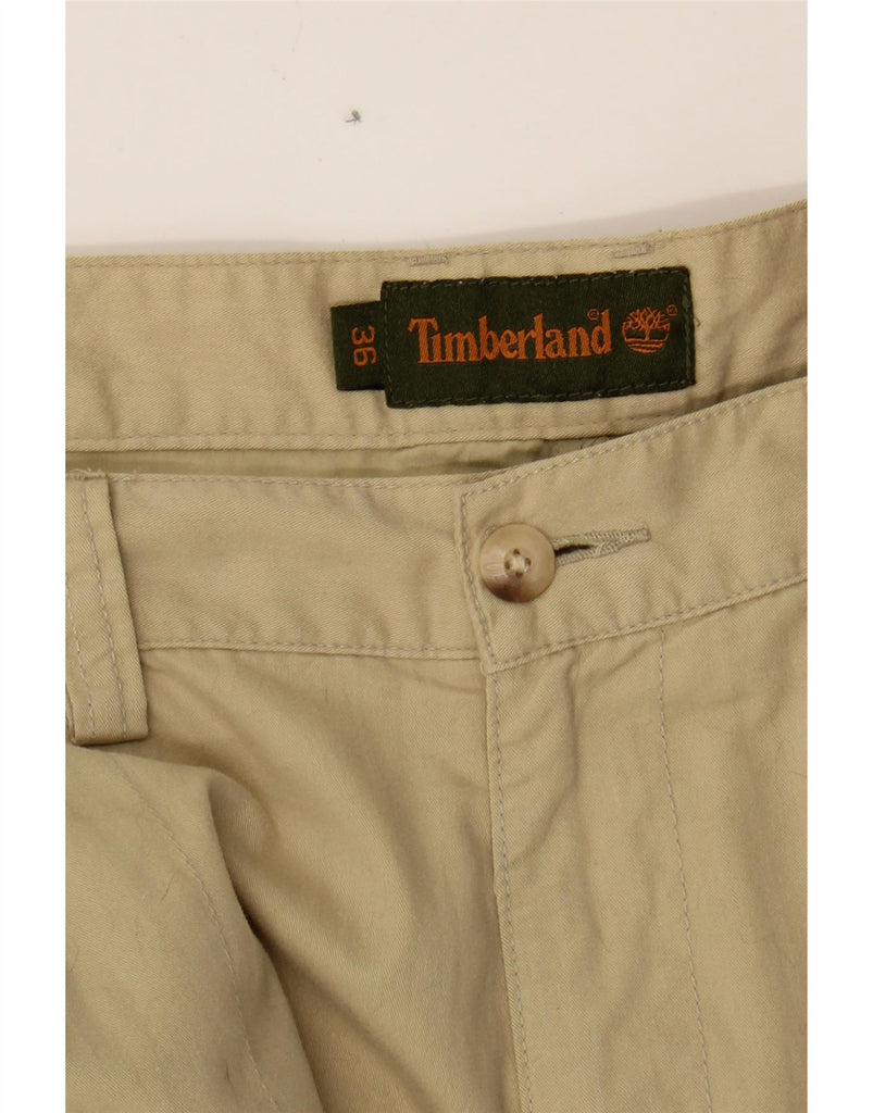 TIMBERLAND Mens Straight Cargo Trousers W36 L33 Beige Cotton Vintage Timberland and Second-Hand Timberland from Messina Hembry 