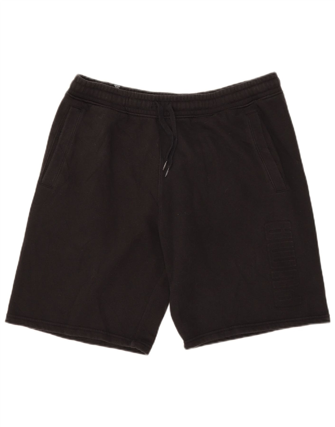 PUMA Mens Graphic Sport Shorts Large  Black