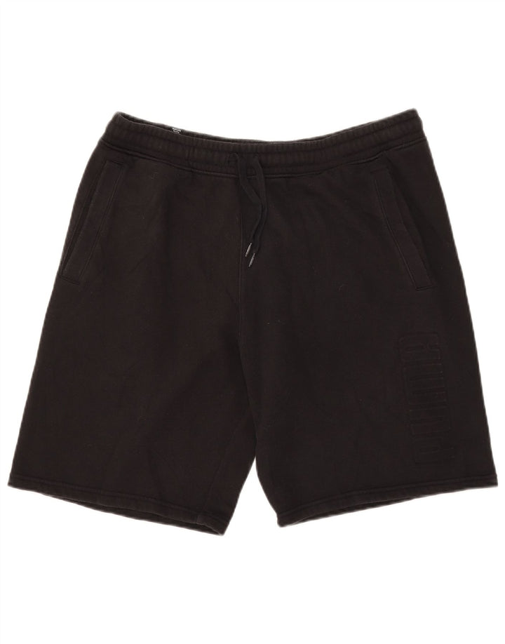 PUMA Mens Graphic Sport Shorts Large  Black