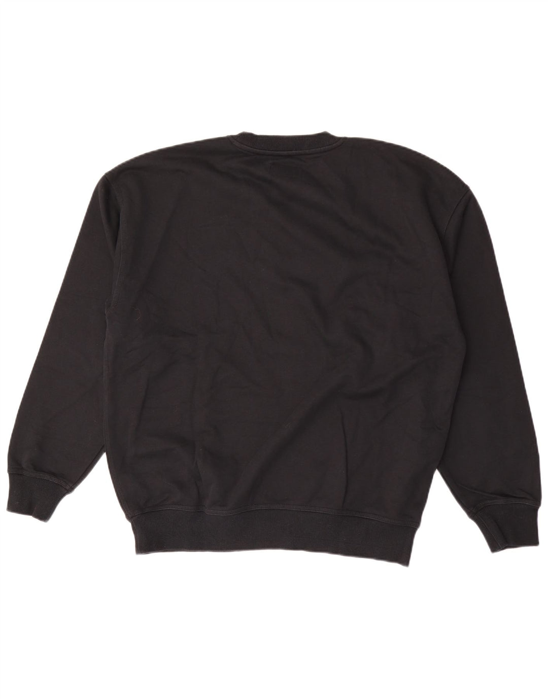Converse Mens Graphic Sweatshirt Jumper Medium Black Cotton