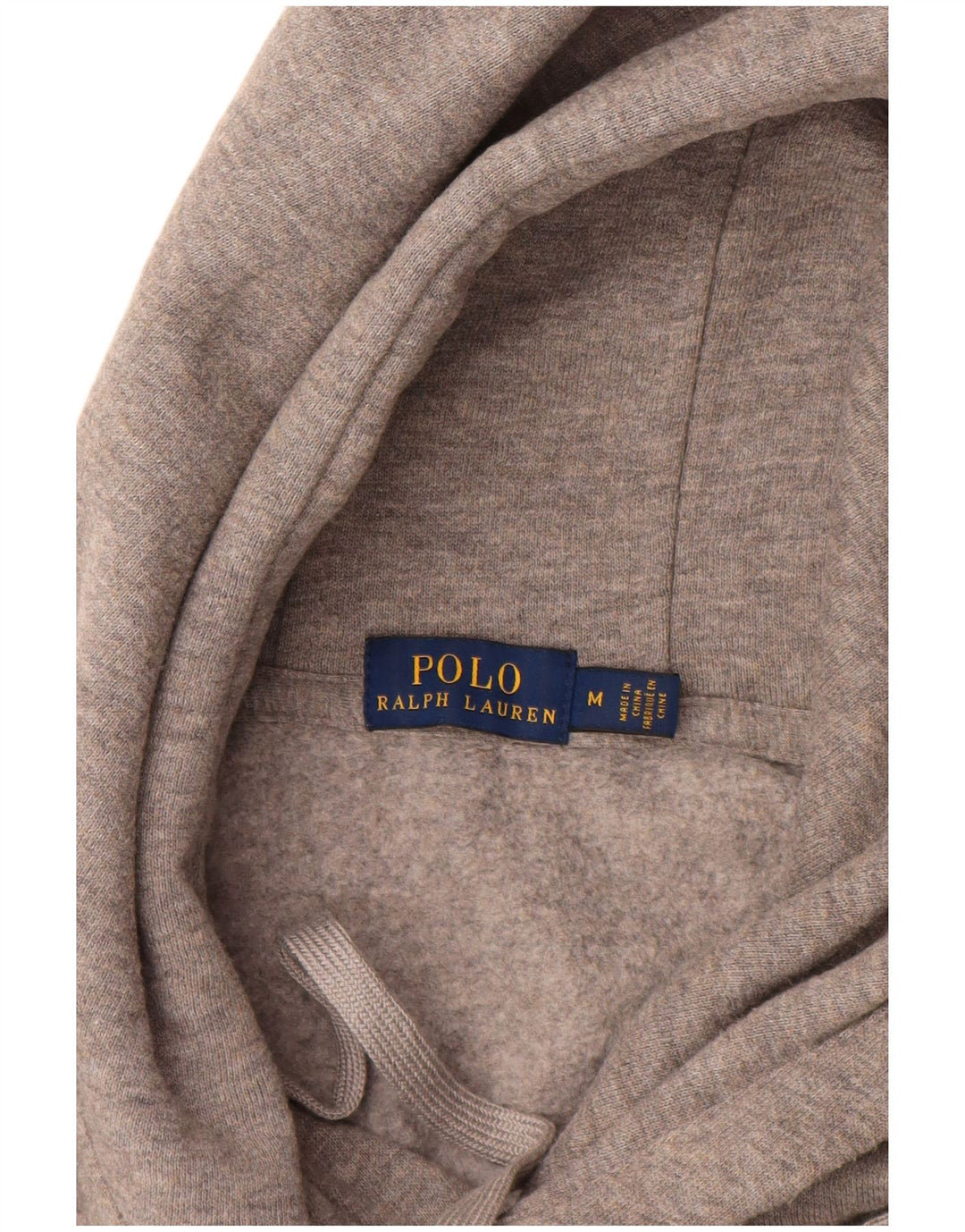 POLO RALPH LAUREN Womens Hoodie Jumper UK 14 Medium Grey Cotton