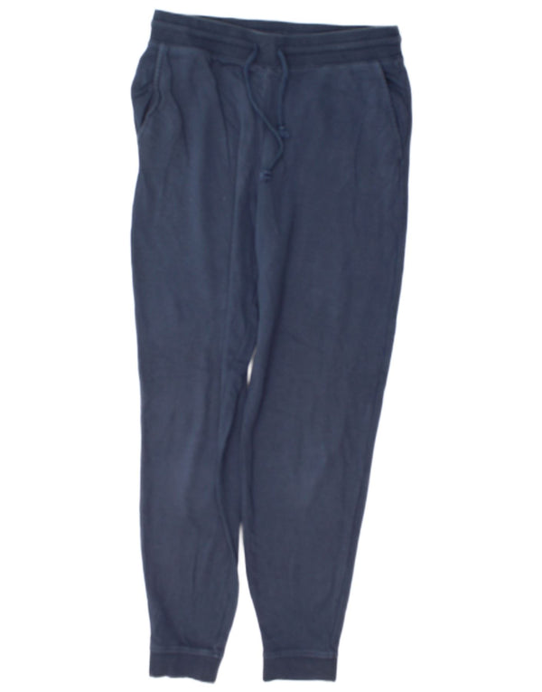 Marks & Spencer Womens Tracksuit Trousers Joggers UK 14 Large Navy Blue