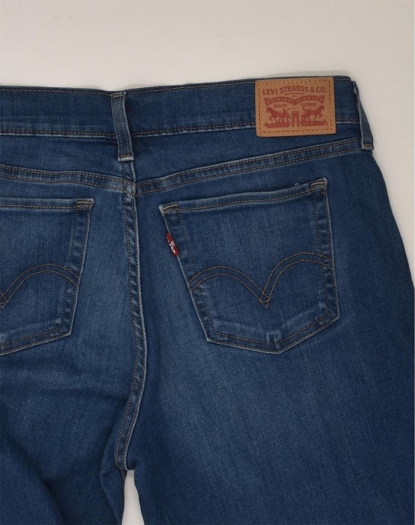 LEVI'S Womens Straight Jeans W28 L24 Blue Cotton | Vintage Levi's | Thrift | Second-Hand Levi's | Used Clothing | Messina Hembry 