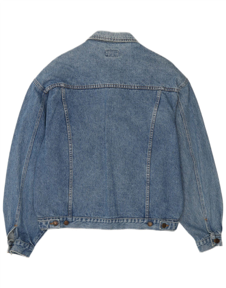 REPORTER Mens Denim Jacket UK 38 Medium Blue