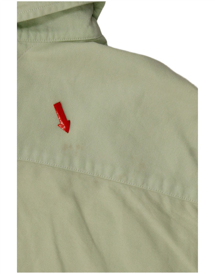 Tommy Hilfiger Mens Shirt Large Green Cotton