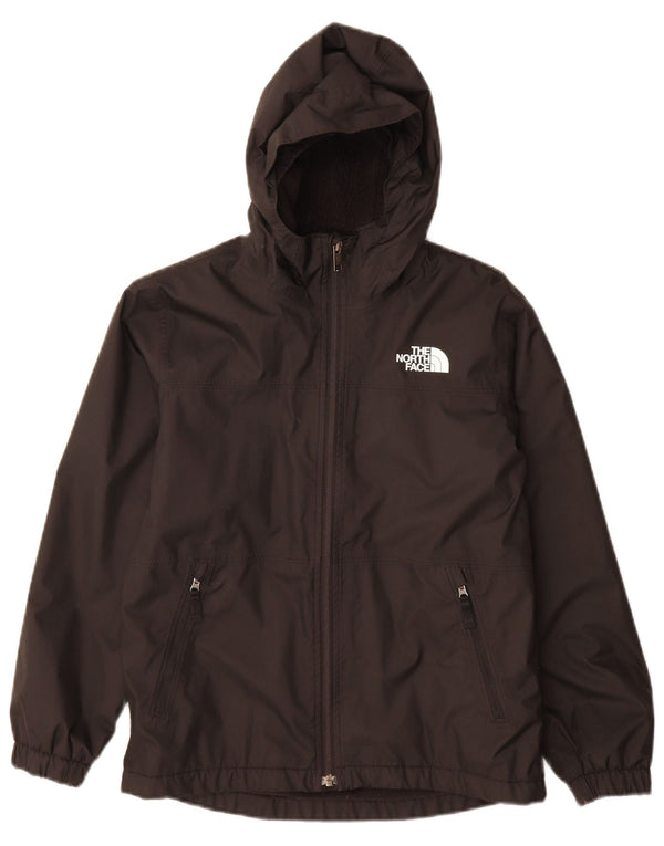 The North Face Boys Hooded Windbreaker Jacket 11-12 Years Large Black