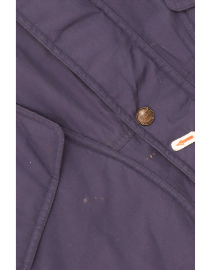 Diadora Mens Windbreaker Jacket UK 40 Large Navy Blue Polyester