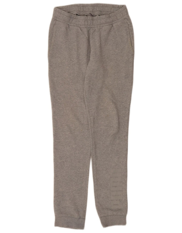 Puma Womens Graphic Tracksuit Trousers Joggers UK 10 Small Grey Flecked