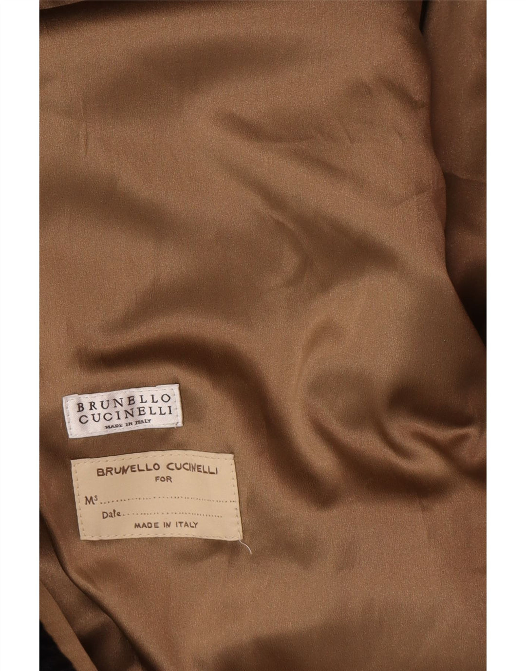 BRUNELLO CUCINELLI Womens Double Breasted Coat EU 40 Small Black Classic