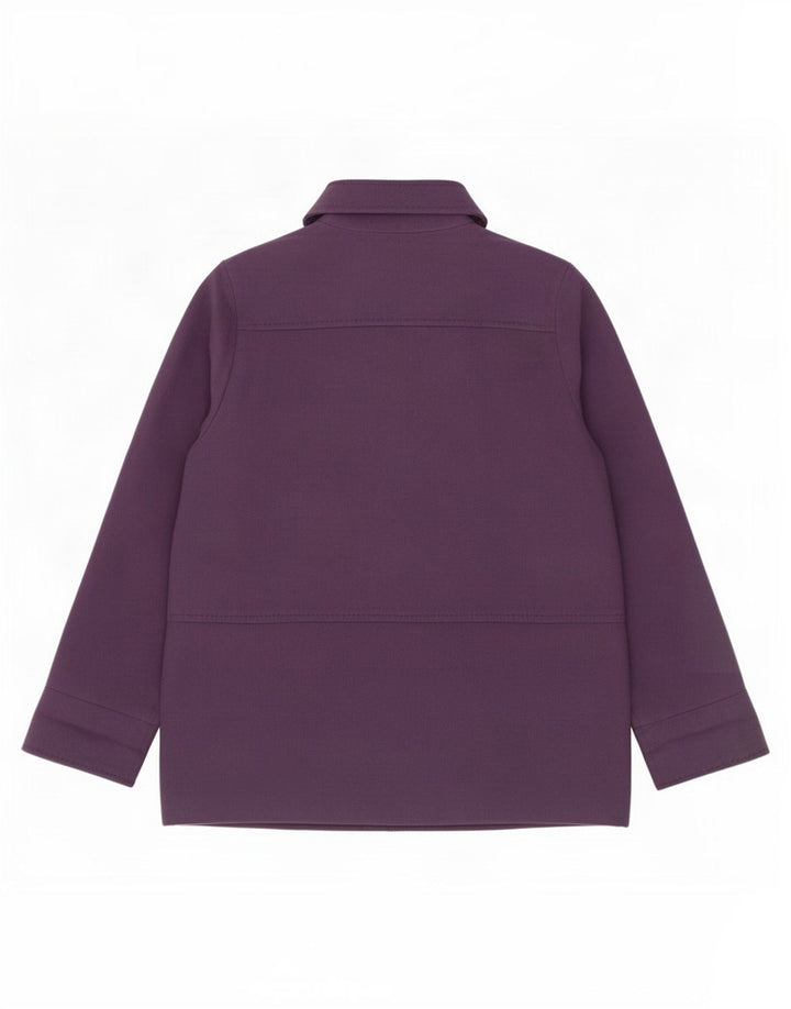 Marks & Spencer Womens Overcoat UK 16 Large Purple New Wool
