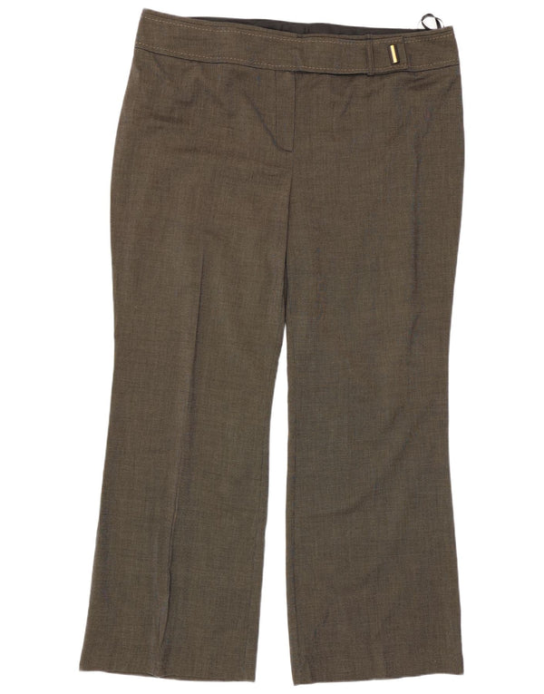 Marks & Spencer Womens Bootcut Casual Trousers UK 20 2XL W40 L30 Brown