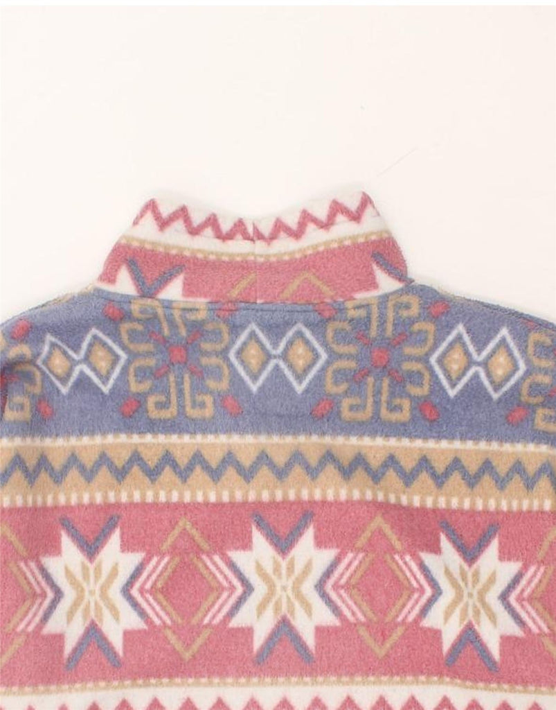 UNO DUE Mens Fleece Jumper Medium Multicoloured Fair Isle | Vintage Uno Due | Thrift | Second-Hand Uno Due | Used Clothing | Messina Hembry 