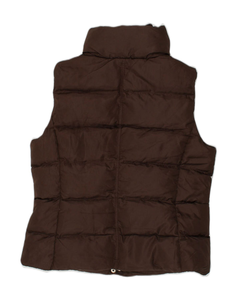 J. CREW Womens Padded Gilet UK 14 Large Brown | Vintage J. Crew | Thrift | Second-Hand J. Crew | Used Clothing | Messina Hembry 