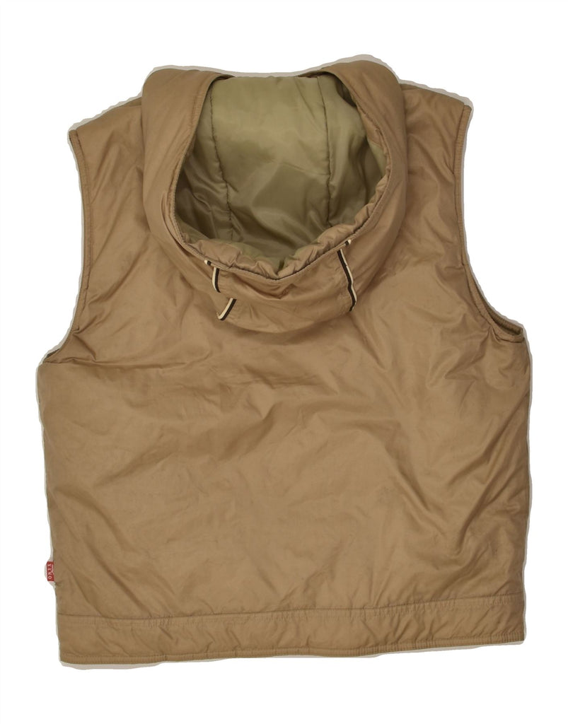 ONYX Womens Hooded Gilet UK 16 Large Khaki | Vintage Onyx | Thrift | Second-Hand Onyx | Used Clothing | Messina Hembry 