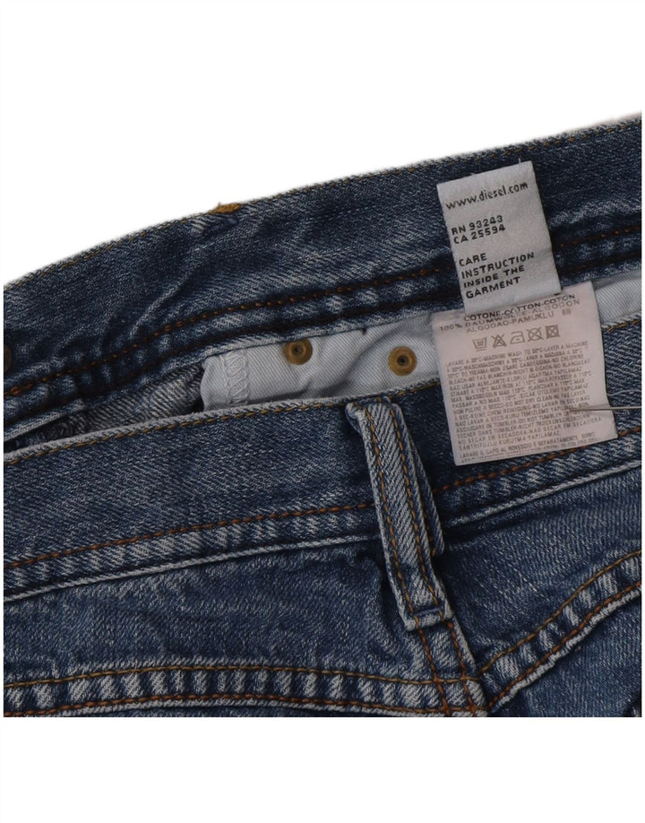 Diesel Womens Bootcut Jeans W28 L30 Blue Cotton