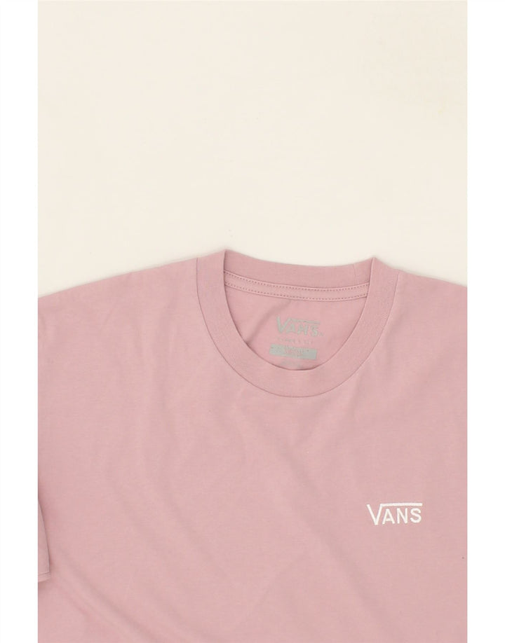 VANS Mens T-Shirt Top Small Pink Cotton Vintage Vans and Second-Hand Vans from Messina Hembry 