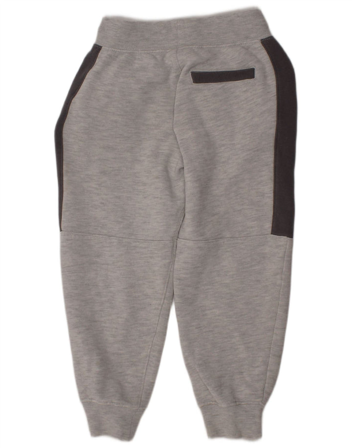 NIKE Boys Tracksuit Trousers Joggers 5-6 Years Medium  Grey Colourblock