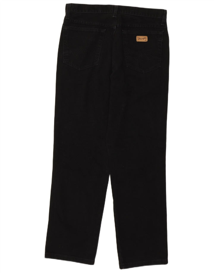 Wrangler Mens Straight Jeans W32 L30 Black