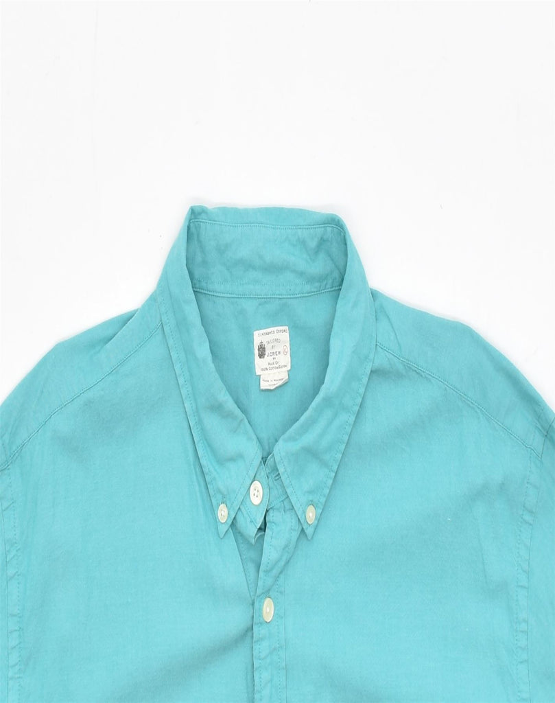 J. CREW Mens Shirt XL Blue Cotton | Vintage | Thrift | Second-Hand | Used Clothing | Messina Hembry 