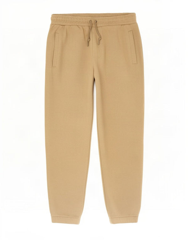Zara Mens Tracksuit Trousers Joggers XL Beige Cotton