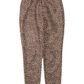 Zara Womens Leggings UK 12 Medium Beige Animal Print Polyester