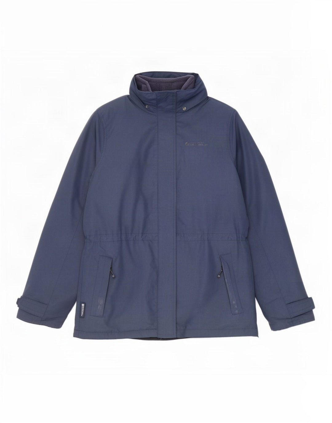 Mountain Warehouse Womens Hooded Windbreaker Jacket UK 10 Small Navy Blue