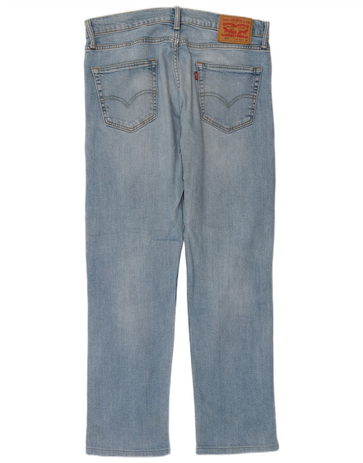 Levi's Mens 504 Straight Jeans W33 L32 Blue Cotton