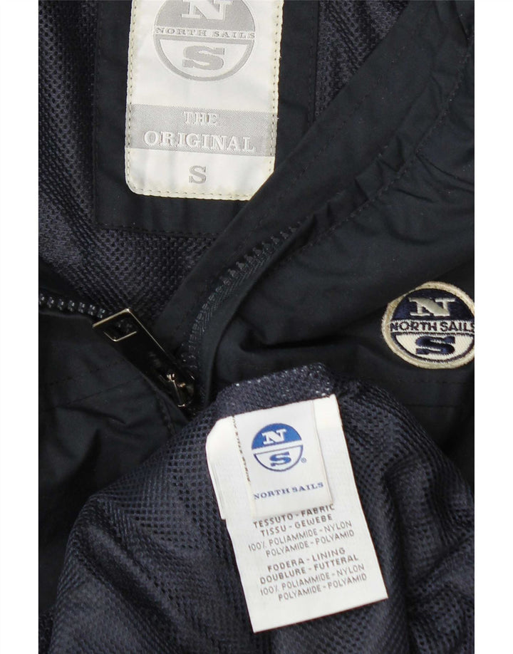 North Sails Mens Rain Jacket UK 36 Small Navy Blue Polyamide