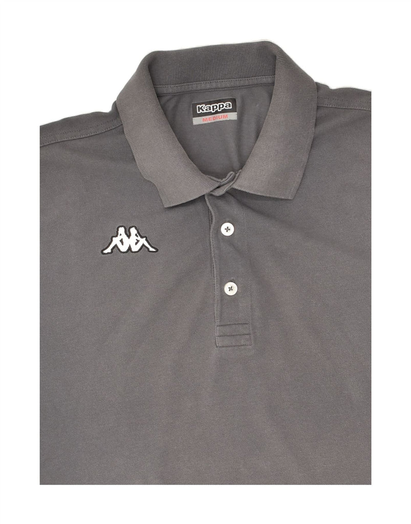 KAPPA Mens Polo Shirt Medium Grey Cotton | Vintage Kappa | Thrift | Second-Hand Kappa | Used Clothing | Messina Hembry 