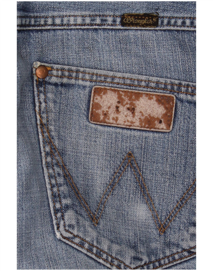 Wrangler Mens Alaska Straight Jeans W34 L30 Blue Cotton