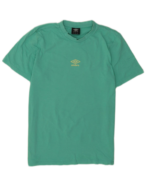 Umbro Mens Graphic T-Shirt Top Medium Green Cotton