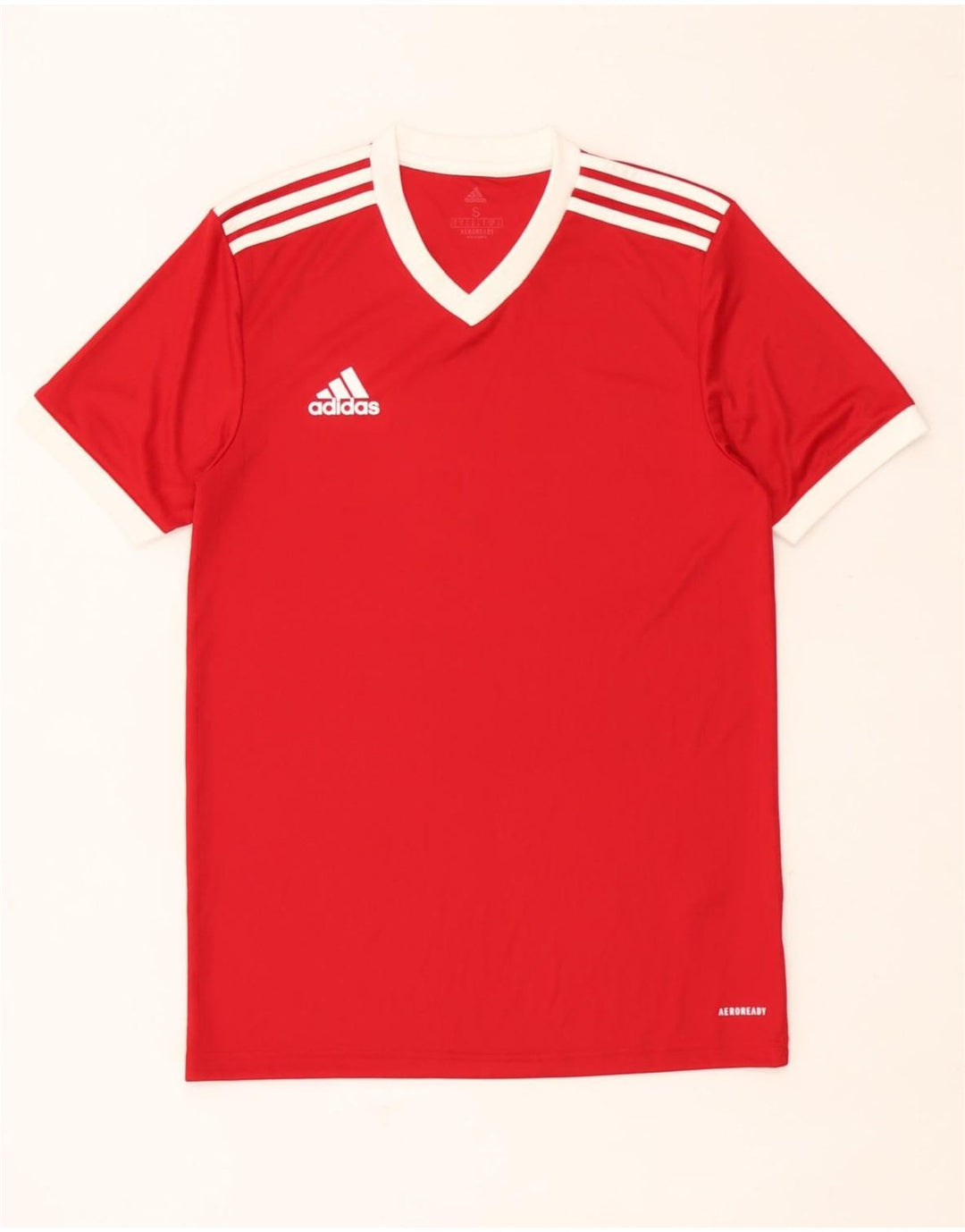 Adidas Mens Aeroready T-Shirt Top Small Red Polyester