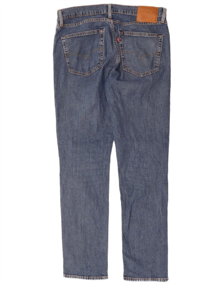Levi's Mens 511 Slim Jeans W36 L34 Blue Cotton