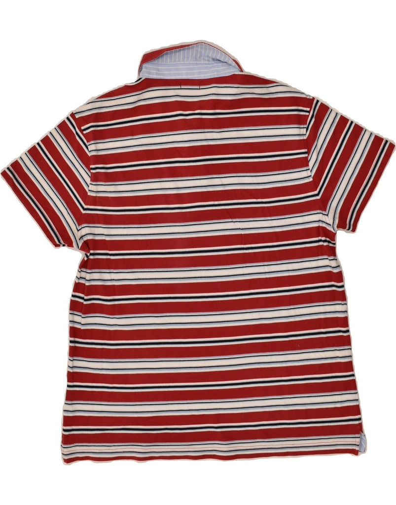 MARLBORO CLASSICS Mens Polo Shirt 2XL Red Striped Cotton | Vintage Marlboro Classics | Thrift | Second-Hand Marlboro Classics | Used Clothing | Messina Hembry 