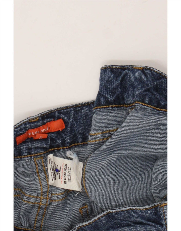 White Stuff Womens Denim Skirt US 12 Medium W32 Blue Cotton