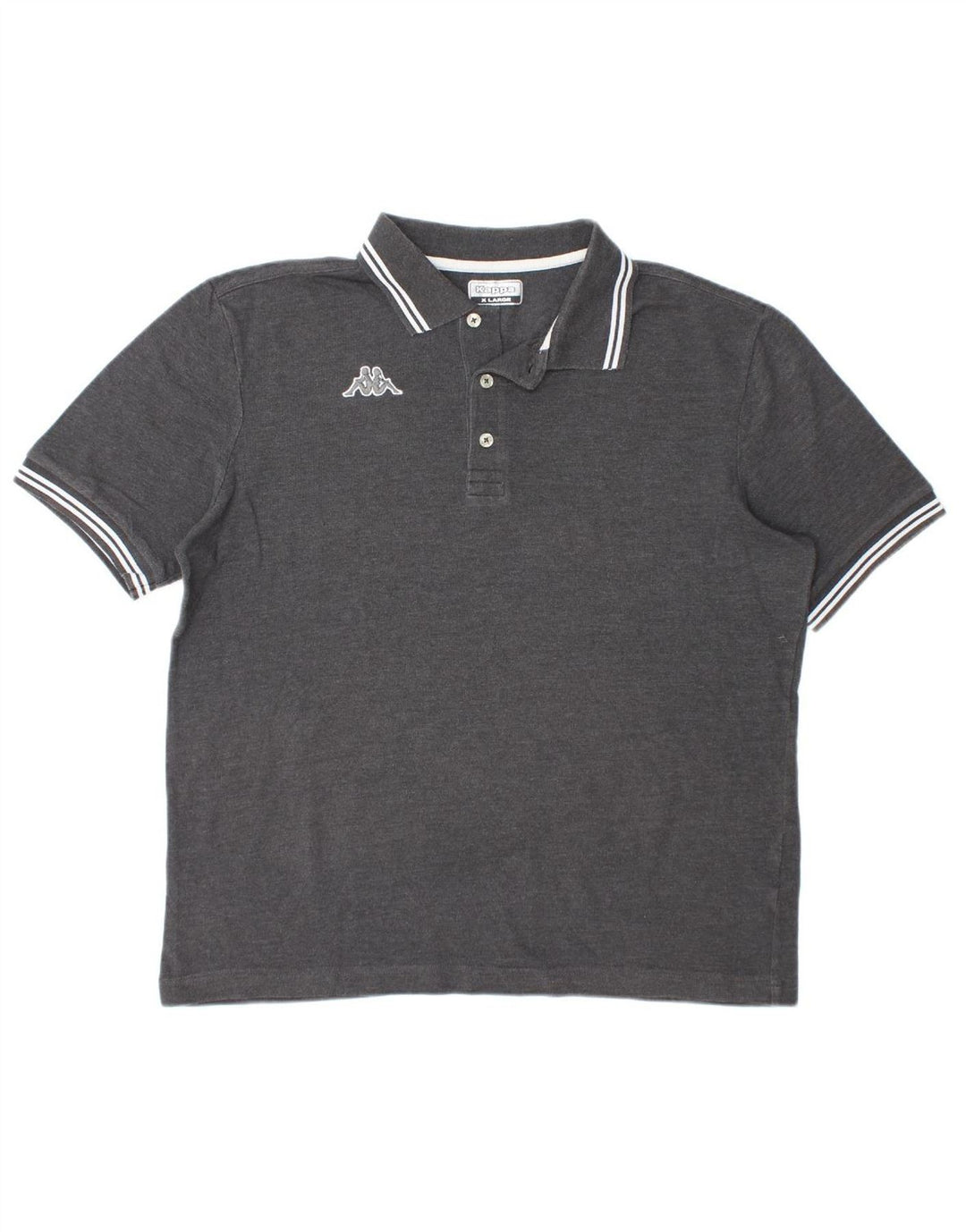 FILA Mens Polo Shirt XL Grey Cotton