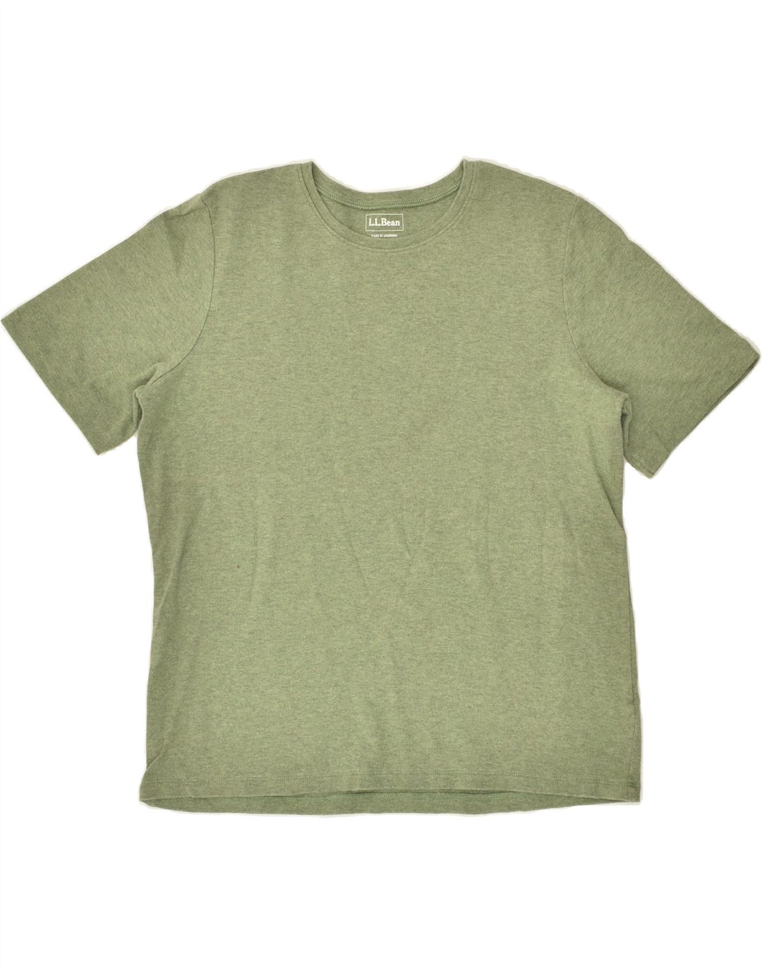 L.L.BEAN Womens T-Shirt Top UK 16 Large Green Cotton | Vintage L.L.Bean | Thrift | Second-Hand L.L.Bean | Used Clothing | Messina Hembry 