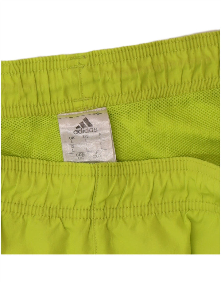 Adidas Mens Sport Shorts Large  Green Polyester